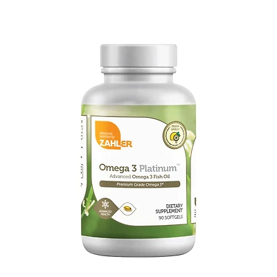 ZAHLER Omega 3 Platinum - 90 Softgels (45 Servings)