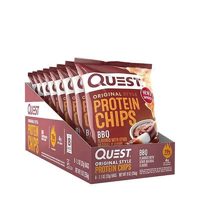 Original Style Protein Chips - BBQ (8 Bags)