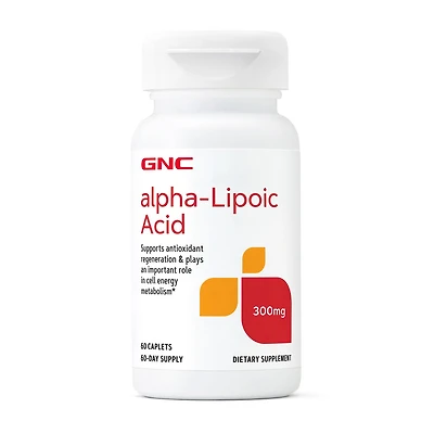 Alpha-Lipoic Acid 300mg - 60 Caplets (60 Servings)