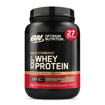 Optimum Nutrition Gold Standard 100% Whey Protein - Chocolate Hazelnut (27 Servings) 2 lbs.