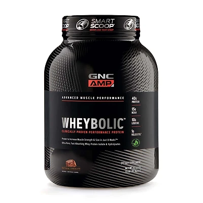 GNC AMP Whey Proteinbolic Healthy - Natural Chocolate (25 Servings)