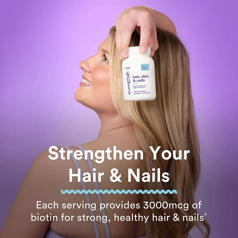 Hair Skin & Nails - 120 Caplets (60 Servings)