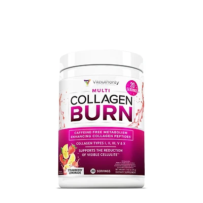 Vitauthority Multi Collagen Burn - Strawberry Lemonade 7.62 Oz. (20 Servings)