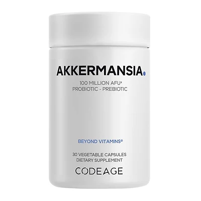 Akkermansia Probiotic - Prebiotic - 30 Vegtable Capsules (30 Servings)