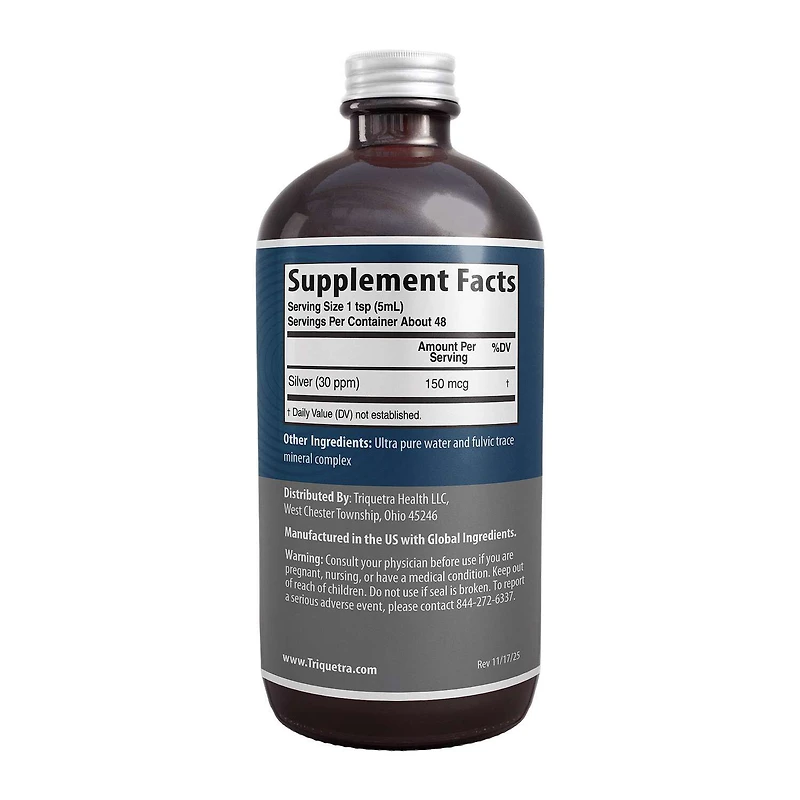 Colloidal Silver - 8 fl oz (48 Servings)