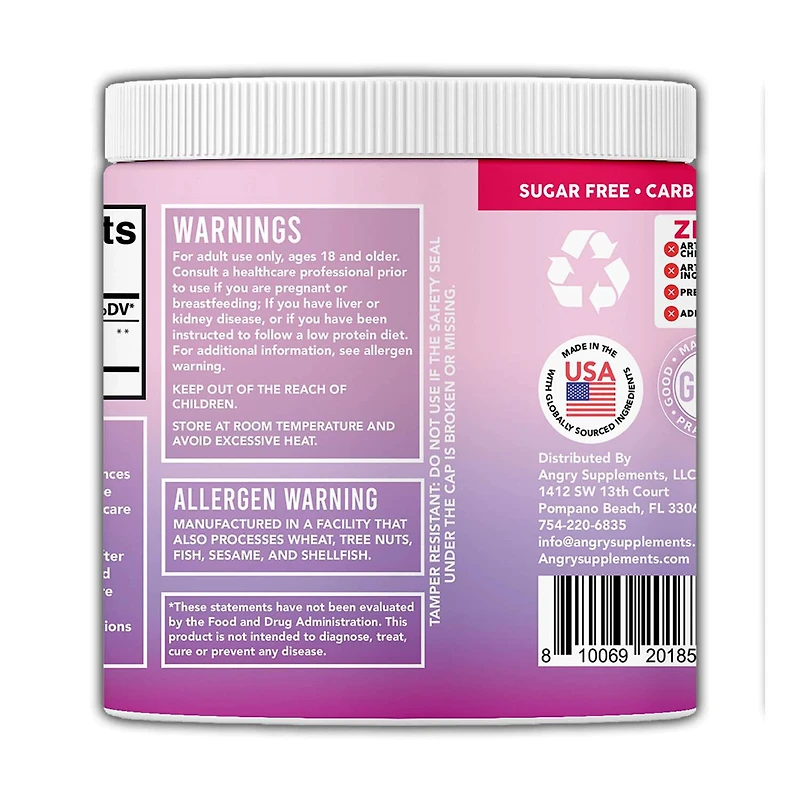 Better Booty 100% Creatine Monohydrate - Unflavored - (60 Servings)