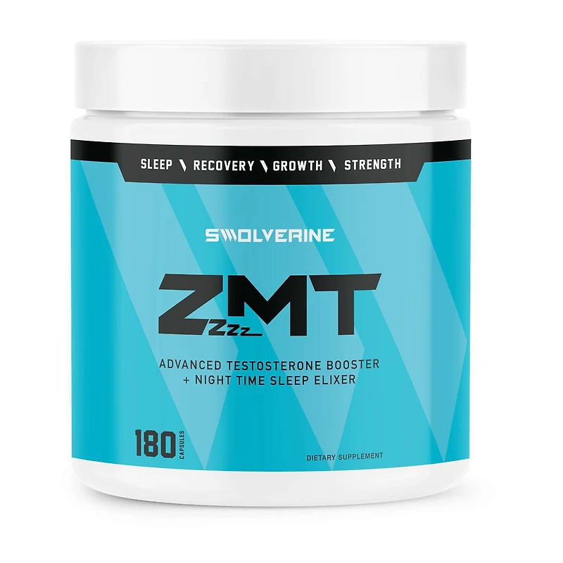 ZMT Advanced Testosterone Booster + Night Time Sleep Elixir - 180 Capsules (30 Servings)