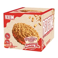 Redefine Foods Oatmeal Protein Pie - Peanut Butter Strawberry Jelly (8 Pies)