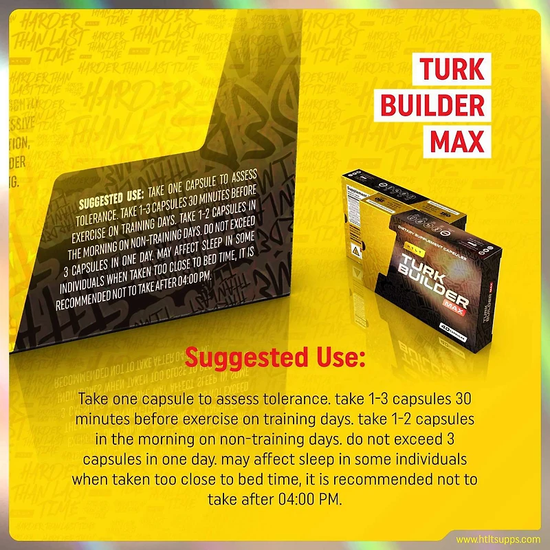 Turk Builder MAX - 40 Capsules (40 Servings)