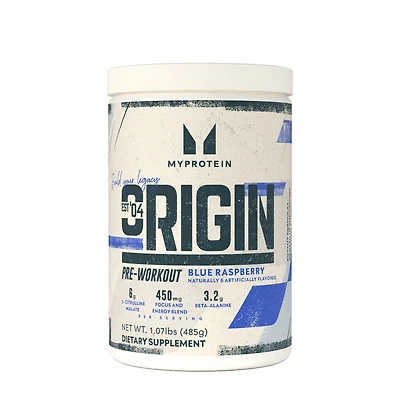 Myprotein Origin Pre-Workout - Blue Raspberry (30 Servings)
