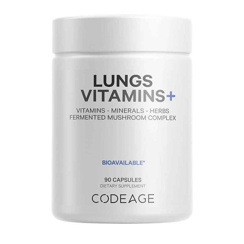 Lungs Vitamins + - 90 Capsules (30 Servings)