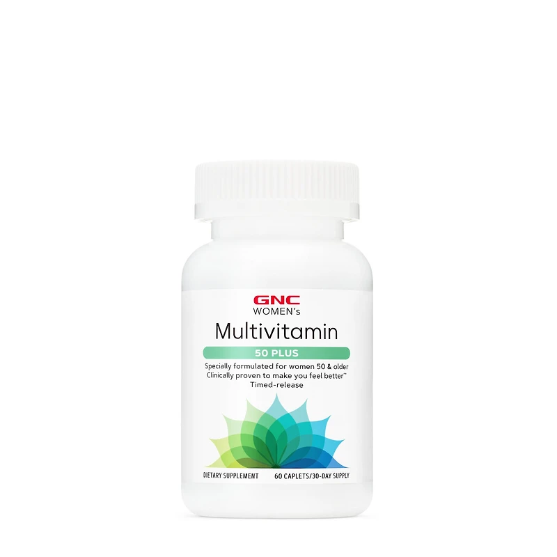 GNC Women's Multivitamin 50 Plus Healthy - 60 Caplets (30 Servings)