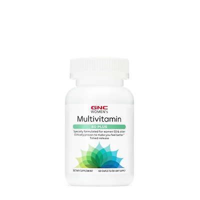 GNC Women's Multivitamin 50 Plus Healthy - 60 Caplets (30 Servings)