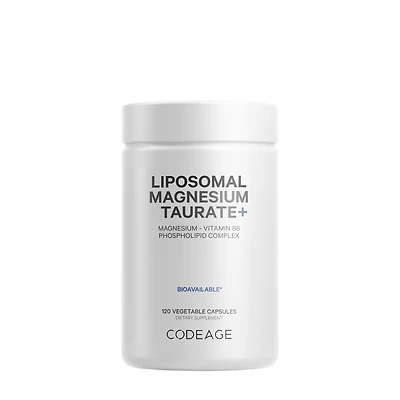 Codeage Liposomal Magnesium Taurate Vitamin B - 120 Vegetable Capsules (60 Servings)