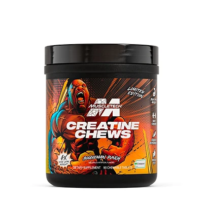 MuscleTech Creatine Chews - Boogieman Punch 90 Tablets (30 Servings)