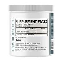 Creatine Monohydrate - Unflavored (30 Servings)