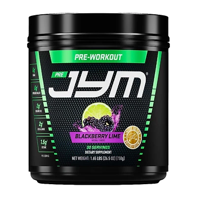 Pre Jym Pre-Workout - Blackberry Lime (30 Servings)