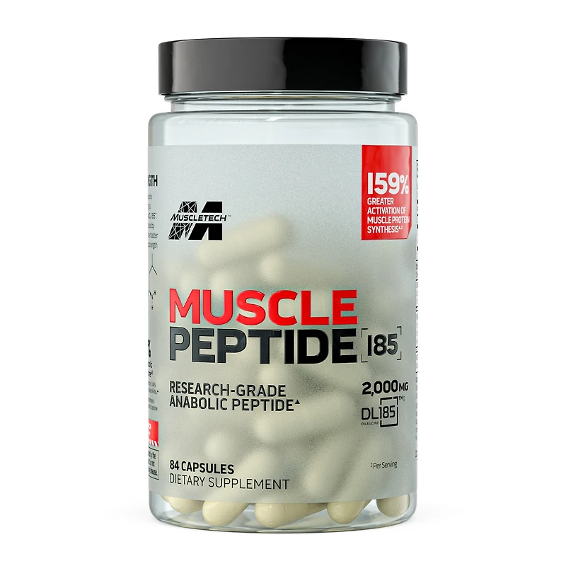 MuscleTech Leucine Peptide 185 - 84 Capsules (28 Servings)