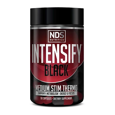 Intensify Black - Medium Stim Thermo - 90 Capsules (45 Servings)
