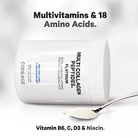 Multi Collagen Peptides Powder Hydrolyzed Collagen + Biotin & Keratin - 11.50 oz. (30 Servings)