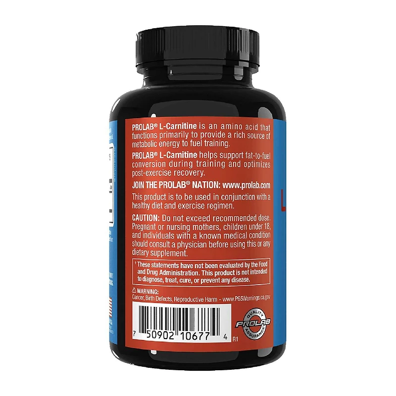 L-Carnitine - 60 Capsules (60 Servings)