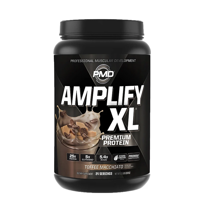 PMD Amplify Xl Healthy - Toffee Macchiato (24 Servings) 2 lbs.