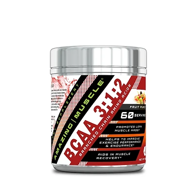Amazing Nutrition Bcaa - Fruit Punch (60 Servings) 60 servngs