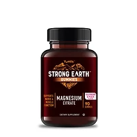 YumVs Strong Earth - Magnesium Citrate Raspberry and Peach 90 Gummies (30 Servings)