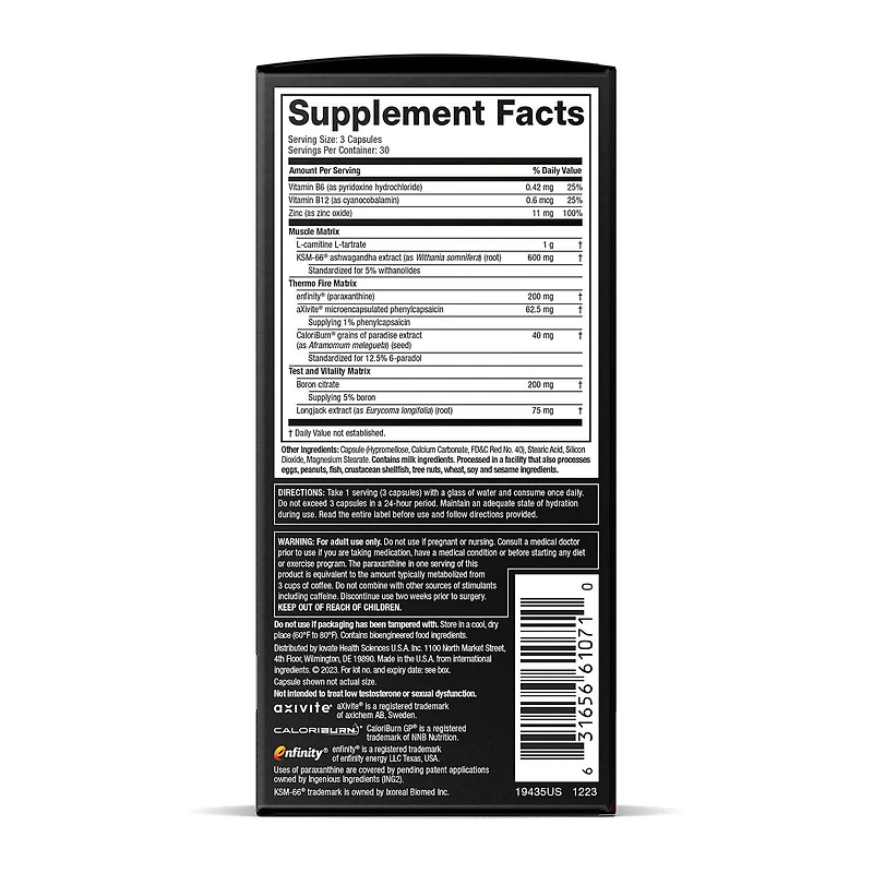Alpha Test Thermo XTR - 90 Capsules (30 Servings)