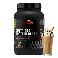 GNC AMP Sustained Protein Blend - Chocolate Milkshake (28 Servings) 26 Count