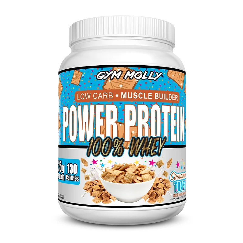 Gym Molly Power Protein 100% Whey - Cinnamon Toast (26 Servings)