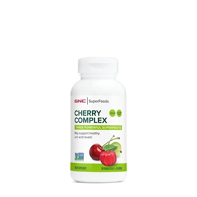 GNC SuperFoods Cherry Complex Healthy - 90 Vegan Capsules (45 Servings)