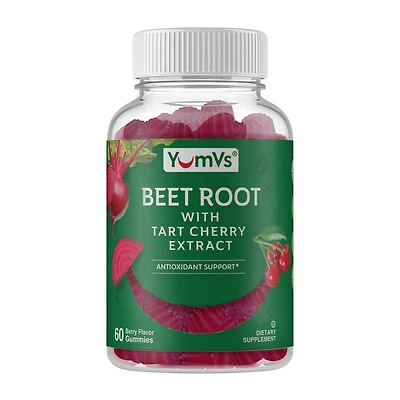 Beet Root with Tart Cherry - 60 Gummies (30 Servings)