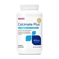 Calcimate Plus® Magnesium & Vitamin D-3 800mg - 240 Caplets (60 Servings)