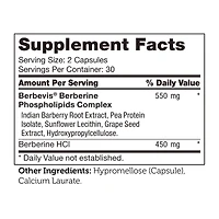 Berberine - 60 Capsules (30 Servings)