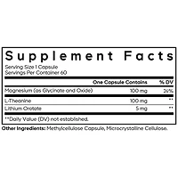 Amen Lithium Calm+ - 60 Vegetable Capsules (60 Servings)