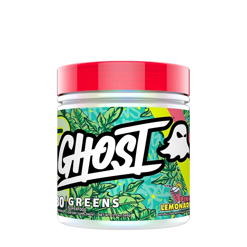 GHOST Greens Vegan - Pink Lemonade 12.7 Oz. (30 Servings)