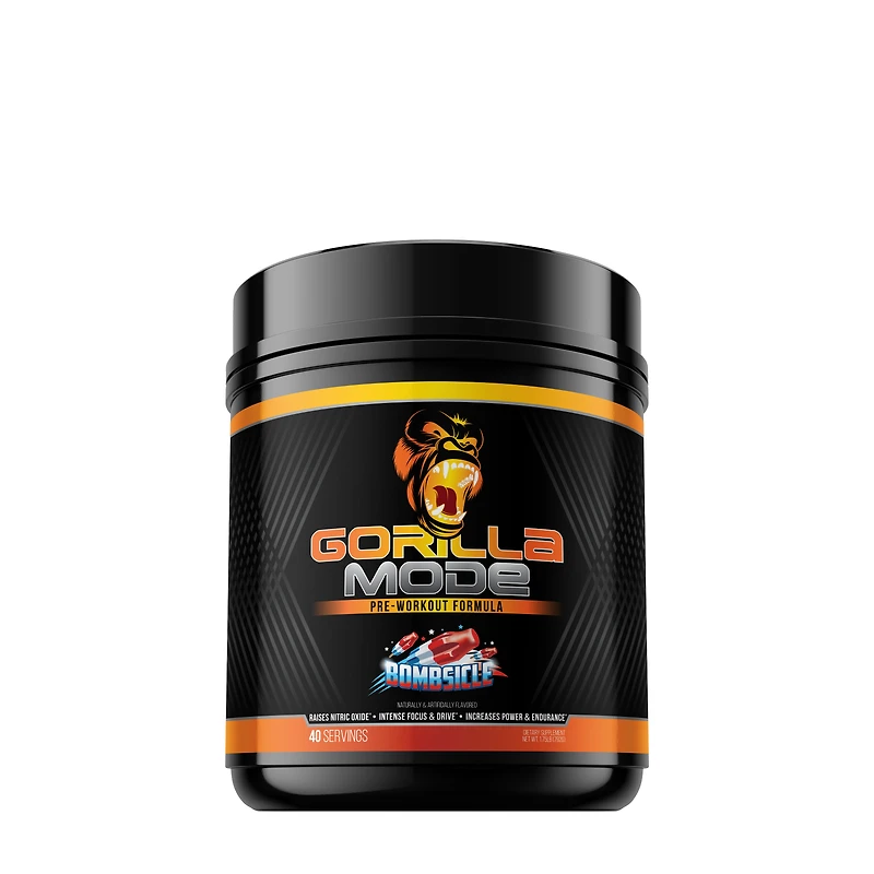 Gorilla Mind Mode Pre-Workout - Bombsicle (40 Servings)