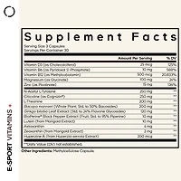 E-Sport Vitamins+ - 90 Vegetable Capsules (30 Servings)