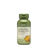 GNC Herbal Plus Senna Leaf Extract 125Mg - 100 Capsules (100 Servings)