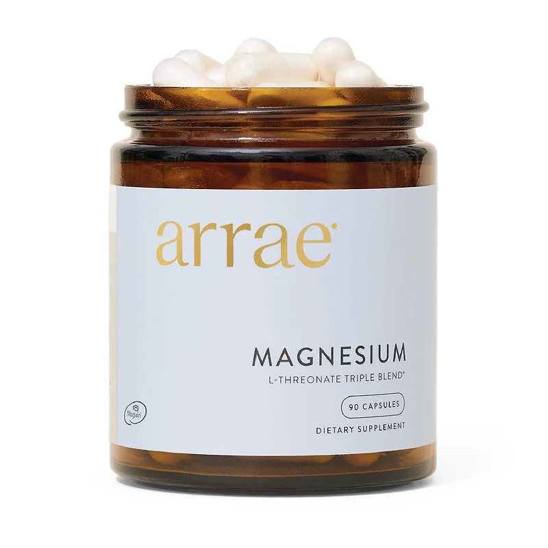 Arrae Magnesium L-Threonate Triple Blend Vegan - 90 Capsules (30 Servings)
