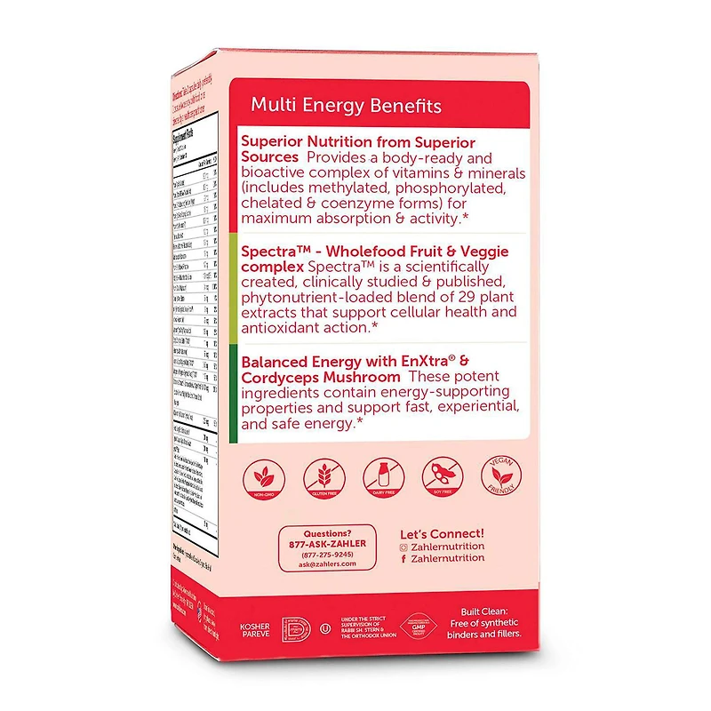 Multi Vitamin Energy - 60 Capsules (30 Servings)
