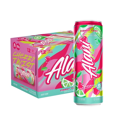 Alani Nu Cherry Twist - Energy Drink Vegan - 12Oz. (12 Cans)