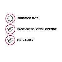 Vitamin B-12 5000 mcg - Cherry - 60 Lozenges (60 Servings)