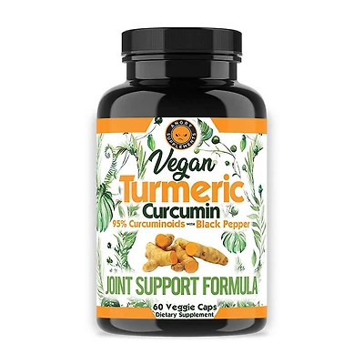 Vegan Turmeric - 60 Veggie Capsules (30 Servings)