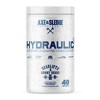 Axe & Sledge Supplements Hydraulic 2 Non-Stim Pre-Workout - Deadlifts Gummy Bears (40 Servings)