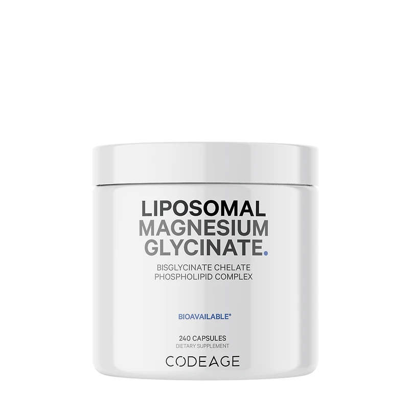 Codeage Liposomal Magnesium Glycinate Gluten-Free - 240 Capsules (60 Servings)