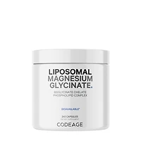 Codeage Liposomal Magnesium Glycinate Gluten-Free - 240 Capsules (60 Servings)