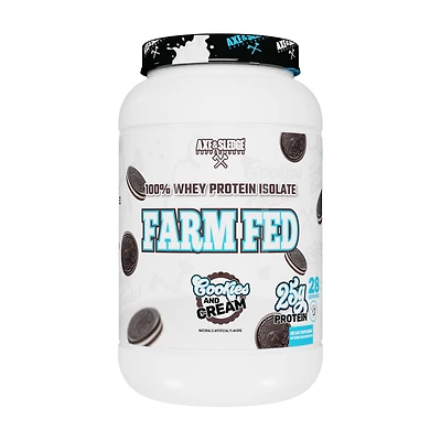 Axe & Sledge Supplements Farm Fed Protein - Cookies and Cream (28 Servings)