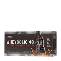 GNC AMP Whey Proteinbolic 40 Gluten-Free - Chocolate 14Oz. (12 Bottles)